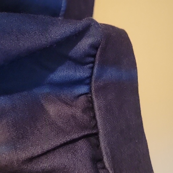 Women's White and Blue Gradient Graphic Pullover Sweatshirt - Picture 5 of 6